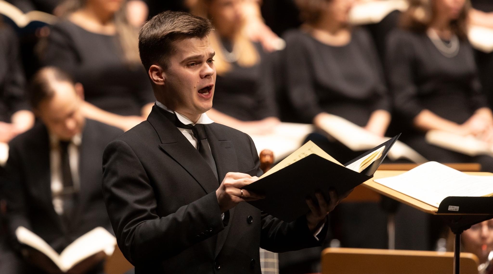 Martin Karu, Estonian countertenor, performing in Bach’s St John Passion in Portugal